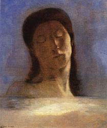 Odilon Redon With Closed Eyes oil painting image